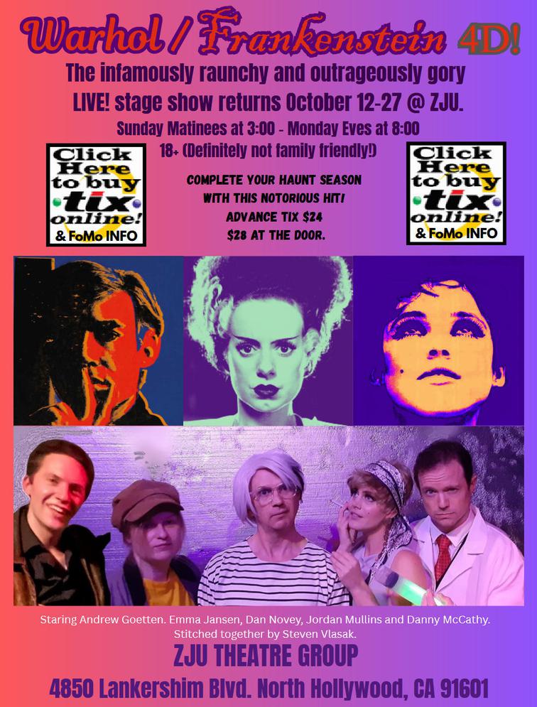 Zombie Joes Underground Theatre Group ZJU Theater presents
